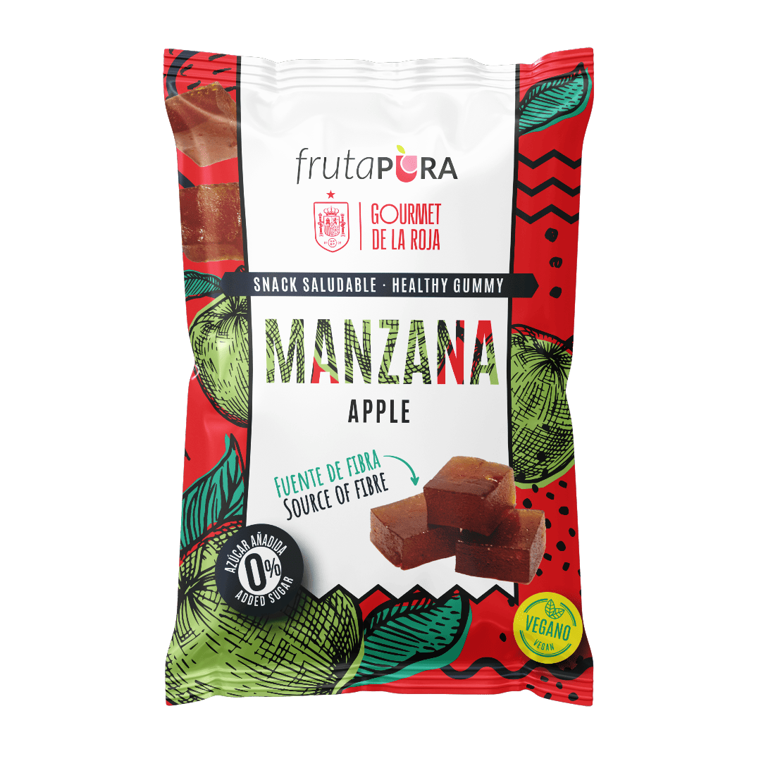 fruta pura snack saludable con ingredientes naturales sin gluten sin lactosa