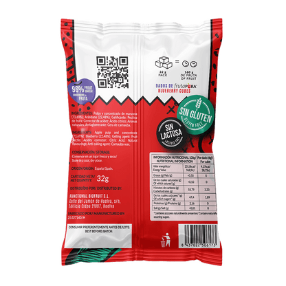 fruta pura  snack saludable con ingredientes naturales sin gluten sin lactosa
