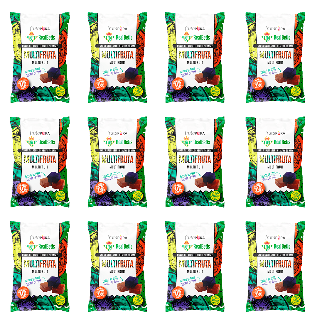 fruta pura multifruta snack saludable con ingredientes naturales