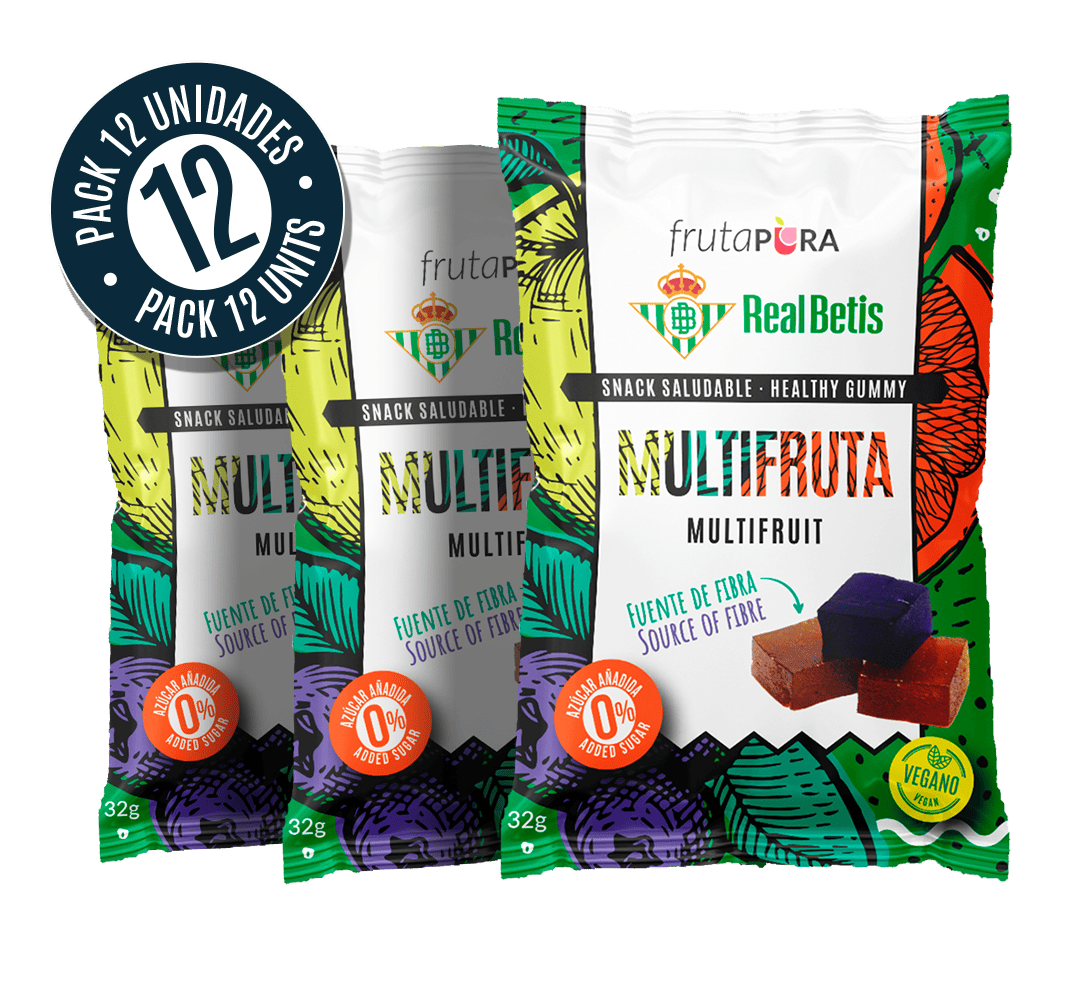 fruta pura multifruta snack saludable con ingredientes naturales